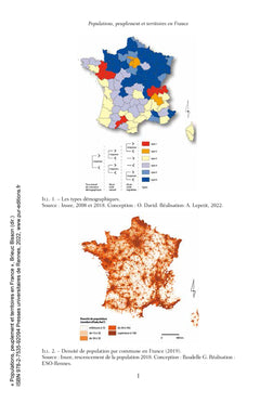 Populations, peuplement et territoires en France