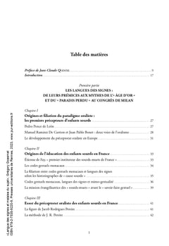 Langue des signes et malaise du sujet