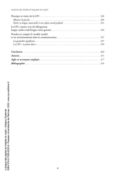 Langue des signes et malaise du sujet