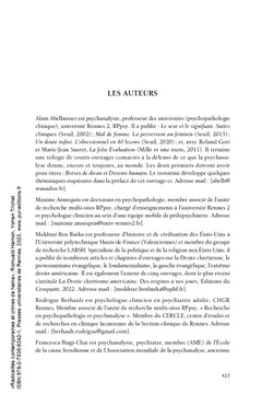 Radicalités contemporaines et crimes de haine