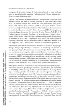 Radicalités contemporaines et crimes de haine