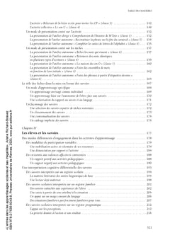 L'entrée dans les apprentissages scolaires et ses inégalités