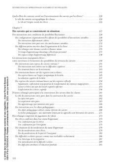 L'entrée dans les apprentissages scolaires et ses inégalités