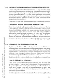 Figures de l'écrivain
