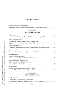 Ruines politiques