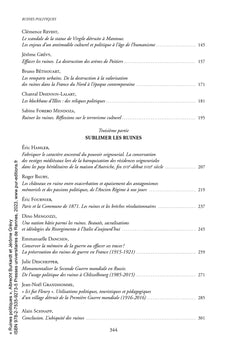 Ruines politiques