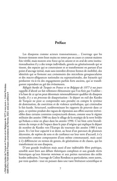 Réfugiés kurdes de Turquie en France et en Belgique de 1977 à nos jours