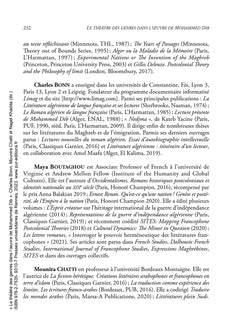 Le théâtre des genres dans l'oeuvre de Mohammed Dib