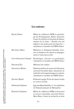 La séparation parentale