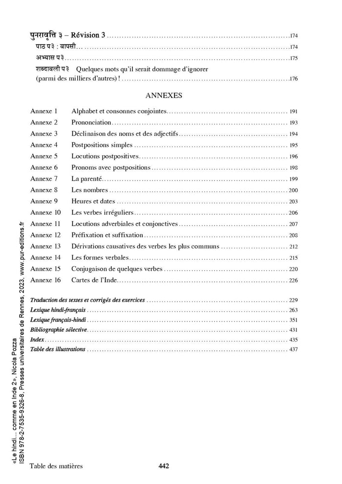 Le hindi... comme en Inde 2