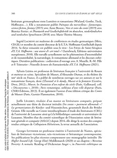 Le conte d'artiste en Europe au XIXe siècle