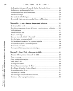 Transparences du passé