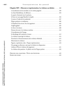 Transparences du passé