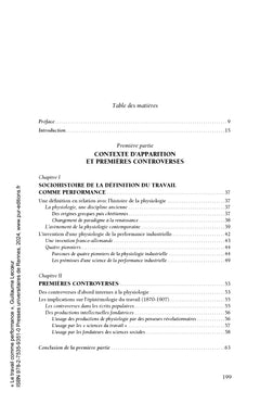 Le travail comme performance