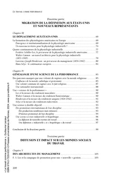 Le travail comme performance
