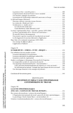 Le travail comme performance