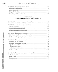 La beauté rationnelle