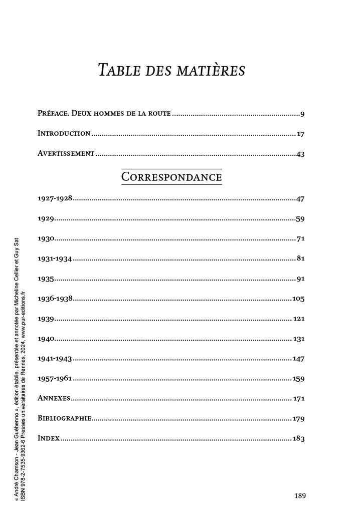 André Chamson - Jean Guéhenno