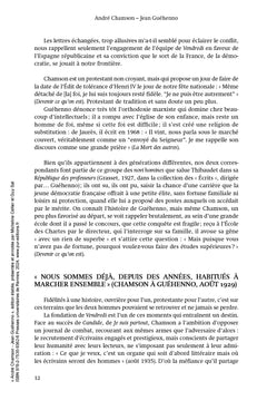 André Chamson - Jean Guéhenno