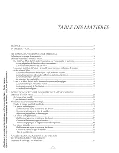 Meubles et ameublements médiévaux en Europe occidentale