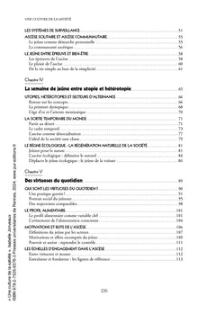 Une culture de la satiété