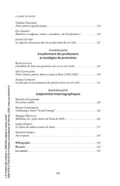 À l'ombre des maîtres