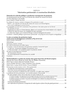 Nouvelles lectures patrimoniales
