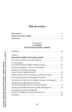 Le pilori au Moyen Âge dans l'espace français