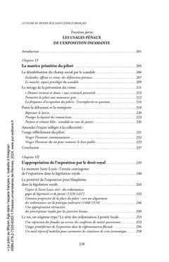 Le pilori au Moyen Âge dans l'espace français