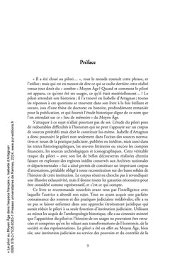 Le pilori au Moyen Âge dans l'espace français