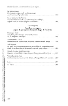 De l'identification à l'acceptabilité sociale des risques