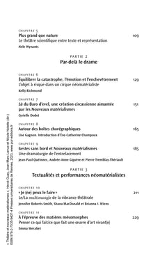 Théâtre et nouveaux matérialismes