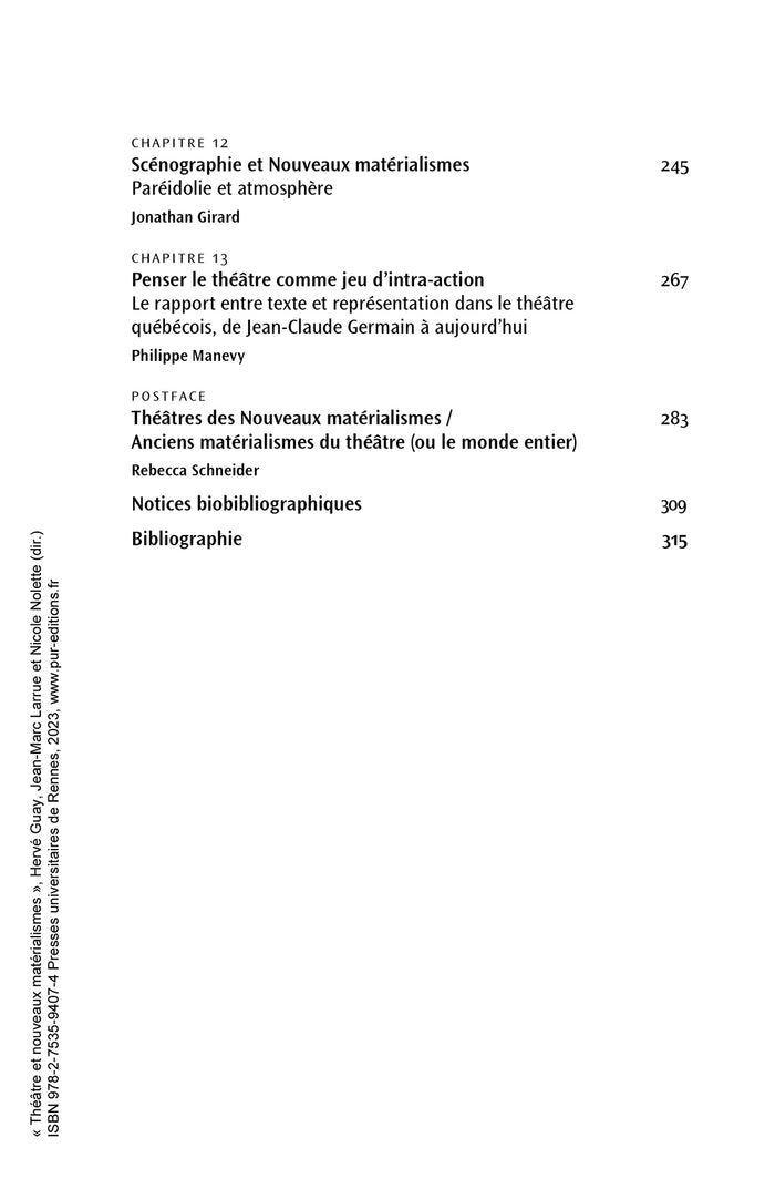 Théâtre et nouveaux matérialismes