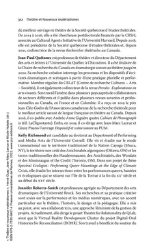 Théâtre et nouveaux matérialismes