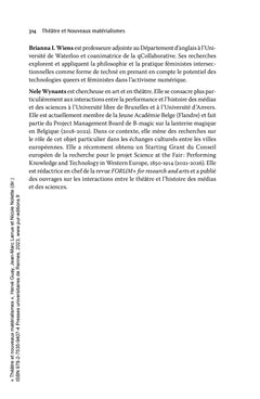 Théâtre et nouveaux matérialismes