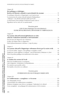 Enseigner les langues à l'école publique au Maroc: Construction des savoirs, identités et citoyenneté