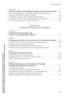 Enseigner les langues à l'école publique au Maroc: Construction des savoirs, identités et citoyenneté