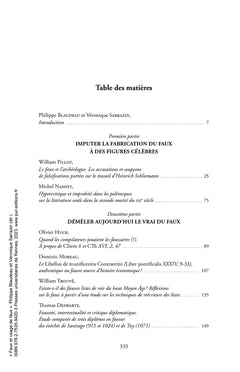 Faux et usage de faux