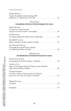 Faux et usage de faux