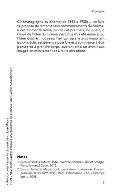 Aux commencements du cinéma