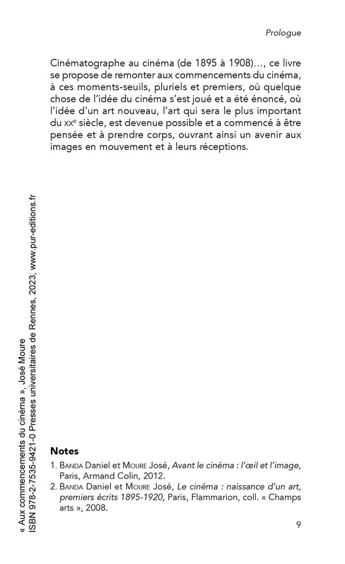 Aux commencements du cinéma