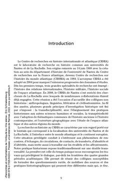 Rencontres et confrontations de l'Antiquité au XXème siècle