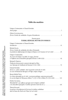 Écrire à l'ombre des cathédrales