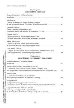 Écrire à l'ombre des cathédrales