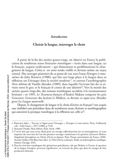 La francophonie translingue