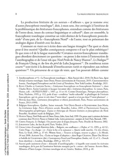 La francophonie translingue