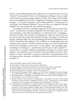 La francophonie translingue