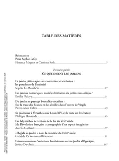 Résonances : inscriptions et jardins au temps des Lumières.