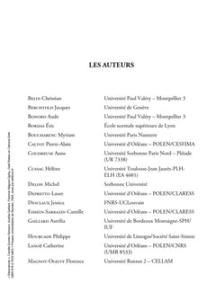 Résonances : inscriptions et jardins au temps des Lumières.