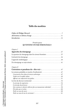 Témoigner de la Shoah